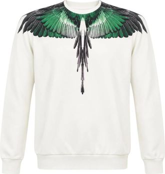 Marcelo Burlon Felpa Girocollo F6Cmmasw045 - - Sweatshirts & Hoodies - Uomo - Bianco - L