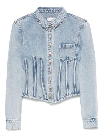 Magda Butrym denim jacket - women - Cotton - 34 - Blue