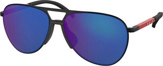 Prada PS51XS Asian Fit 1BO08U Mens Sunglasses Black Size 59