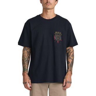 Rvca Bushido ANP Cotton Graphic T-Shirt in Black at Nordstrom, Size Xx-Large