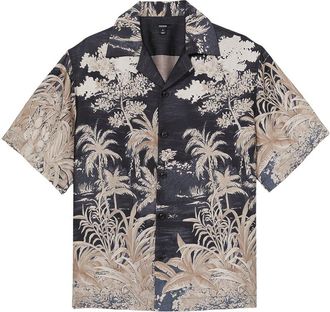 Reiss Yoshi Jungle Placement Casual Shirt