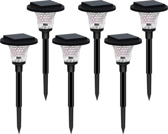OEM Luces Led Solares Para Jard&iacute;n, Decoraci&oacute;n Exterior, Impermeables, Alimentadas Por Energ&iacute;a Solar, Para Montaje Con Estaca En El Suelo, Para Entrada De 