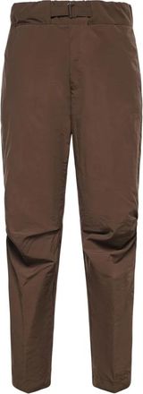 Giuliano Galiano Pantalone con cinta in vita coulisse fondo - Heren - Slim Fit Broeken - Bruin - M - Broeken