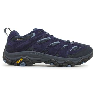 Merrell Moab 3 GTX Leather Textile Mens Comfort Shoes - Navy - Size:UK 11.5