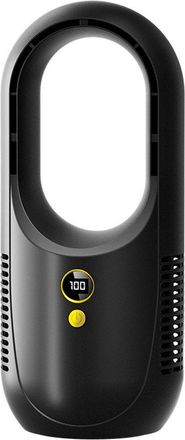OEM Ventilador De Escritorio Sin Aspas Con Pantalla Led, Ventilador Personal Peque&ntilde;o, Silencioso Y Port&aacute;til, Enfriador De Aire, Negro