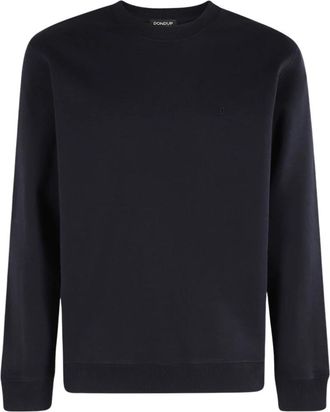 Dondup Regular Fit Ronde Hals Sweatshirt - Heren - Ronde hals truien - Blauw - XL - Truien & Vesten