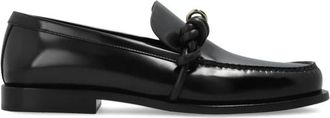Jil Sander Tangle Loafer - Dames - Loafers - Zwart - 40 EU - Leer - Schoenen