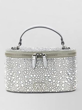 Valentino Garavani vain mini crystal-embellished clutch bag