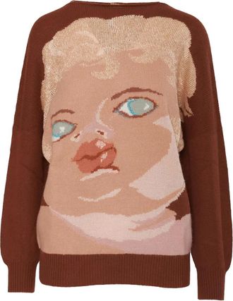 Krizia Maglione Face - Marrone