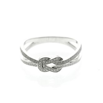 Fred Perry F gold (18K) Band Ring (Pre-Owned)
