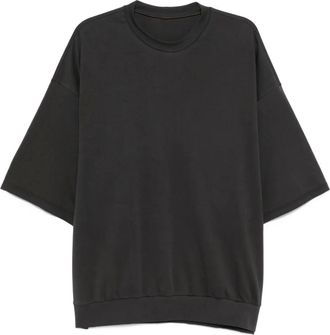 Devoa T-shirt in cotone - Grigio