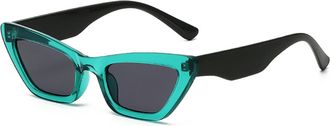Generic Retro Cat Eye Sunglasses for Men and For Women, Decorative Glasses for Outdoor Holiday (Color : H, Size : Medium)