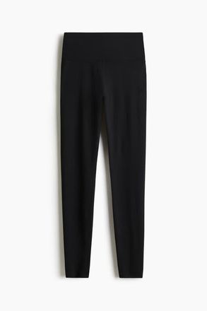 H&M Yoga Leggings With Softmove Lycra in Black at Nordstrom, Size X-Small