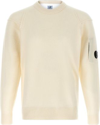 C.P. Company White Lens sweater