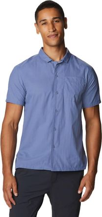 Mountain Hardwear El Portal Short Sleeve Shirt In Northern Blue