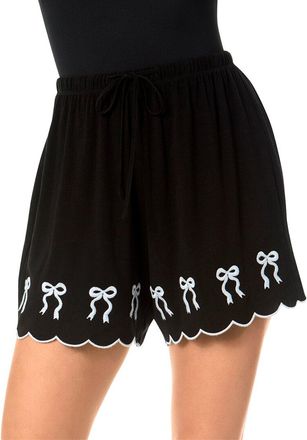 CeCe by Cynthia Steffe Cece Scalloped Embroidery Short