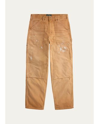 Polo Ralph Lauren Mens Distressed Canvas Carpenter Pants