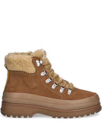 GANT Wintly boots - women - Elastane/Calf Suede/Wool/Polyester/Synthetic Rubber/Polyethylene vinyl acetate (PEVA) - 37 - Brown