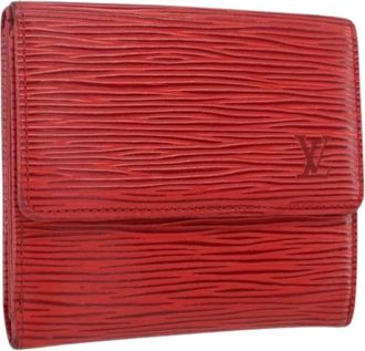 Louis Vuitton Pre-owned Wallets, female, Red, Size: ONE SIZE Pre-owned Epi Leather Wallet