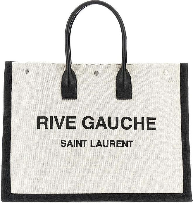 Canvas large Rive Gauche tote bag Man One Size