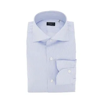 Finamore Milano cotton shirt with striped motif Man 39