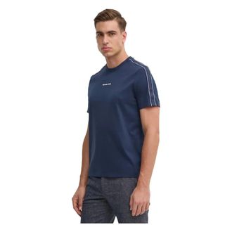 Michael Kors Heren, Tops, Blauw, Maat: 2XL Katoen