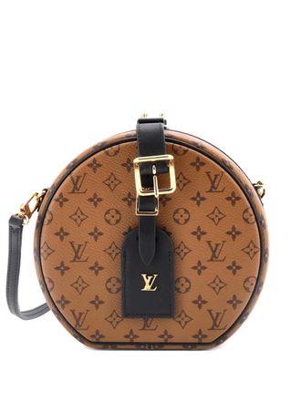 Louis Vuitton Petite Boite Chapeau Bag Reverse Monogram Canvas shoulder bag - Zwart