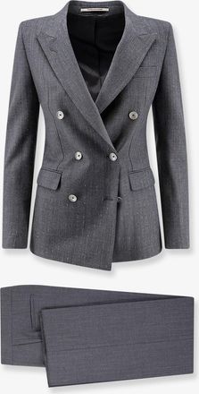 Tagliatore Tailleur Parigi in misto lana vergine stretch con effetto gessato - TAGLIATORE - gender_Woman