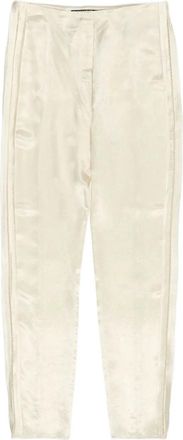 Bimba & Lola Straight broek met zijstrepen - Beige