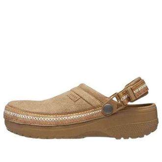 Crocs Crafted Vegan Suede Stitch Clog Sepia 214048-2EY