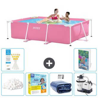 Intex Piscina Con Estructura Rectangular - 220x150x60 Cm - 7-piezas S75