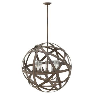 Loops Outdoor IP44 5 Bulb Chandelier LIght Vintage Iron LED E14 40W