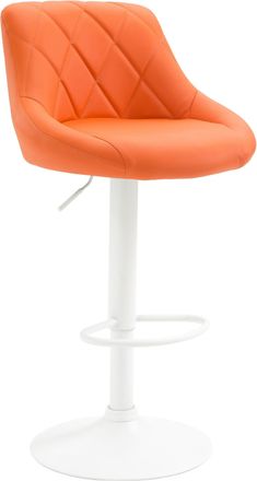 Clp Clp - Taburete De Bar Lazio Naranja Blanco