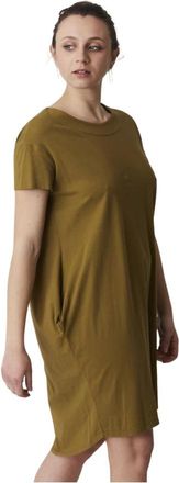Manila Grace Zak Jurk - Dames - Casual kleedjes - Groen - S - Kleedjes