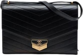 Chanel Borsa a spalla Pre-owned con patta - - Pre-owned - Donna - Nero - ONE SIZE