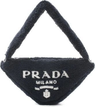 Prada Borsa tote con logo jacquard anni 2010 - Nero
