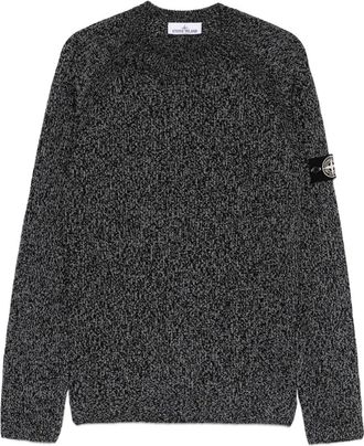 Stone Island Maglione con effetto screziato - Nero