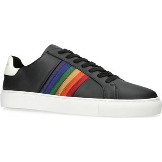 Kurt Geiger Lennon Embroidered Sneaker in Black/comb at Nordstrom Rack, Size 10.5