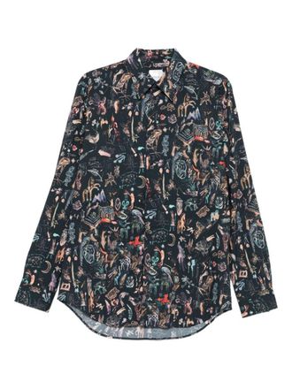 Paul Smith Printed Cotton Shirt