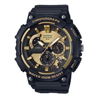 Casio Mens CASIO Youth Series Black waterproof Watch 55.8mm 53.5mm Strap Mens MCW200H-9AV
