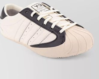Yohji Yamamoto leather lace-up sneakers