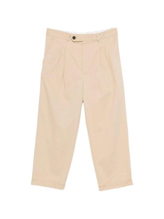 Dr&ocirc;le de Monsieur Pantalon Cropped &agrave; Plis Coton