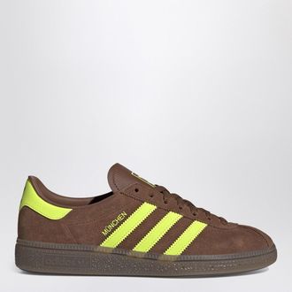 adidas Originals Sneaker M&uuml;nchen in suede marrone/gialla