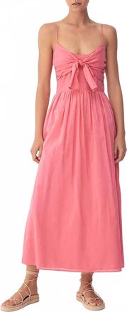 Bird & Knoll Bayou Dress In Pink
