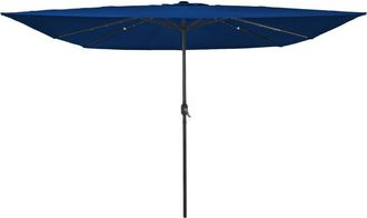 vidaXL Vidaxl - Parasol De Jard&iacute;n Azul 295 X 295 X 245 Cm Poli&eacute;ster, Acero