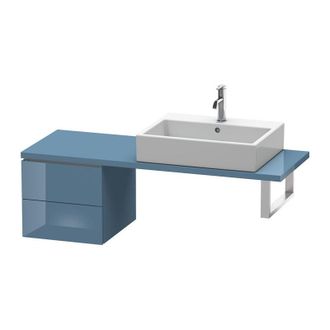 Duravit Consola Baja L-cube 420x477x400mm Azul Piedra Brillante