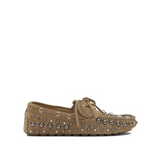 Strategia Schoenen, Dames, Beige, 39 EU, Leer, R50 Moccasin