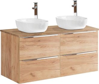 Petits Meubles Mueble lavabo 120 cm estratificado marrón