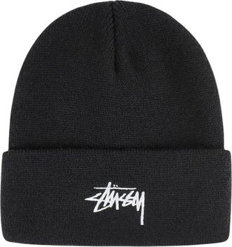 Stüssy Accessoires, unisex, Zwart, ONE Size, Fitted Beanie