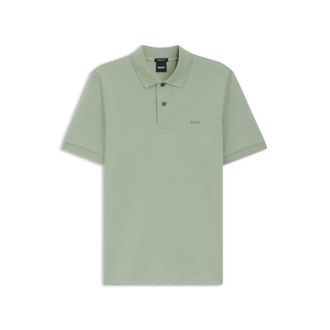 BOSS Pallas polo shirt in cotton piqu&eacute; with embroidered logo